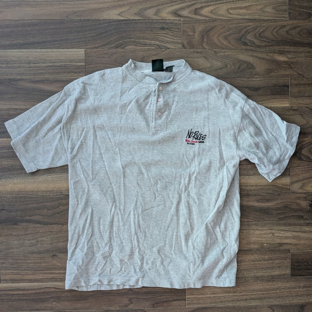 Vintage No Rules Light Gray Short Sleeve shirt